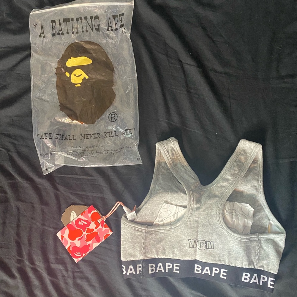 A bathing ape, bape. Sports bra